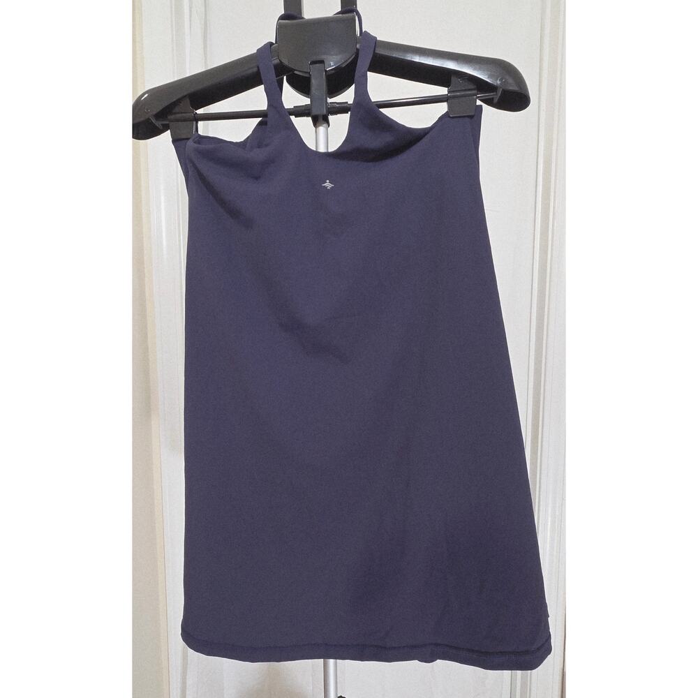 HALARA Navy Blue Mini Dress with Crisscross Back - Picture 2 of 8